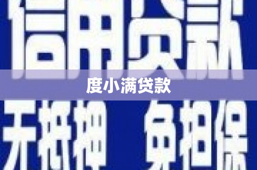巴马度小满贷款