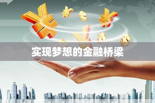 巴马实现梦想的金融桥梁