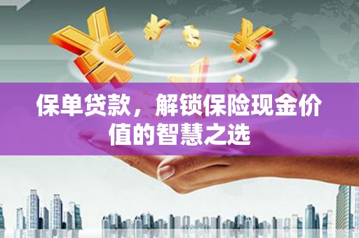 巴马保单贷款，解锁保险现金价值的智慧之选