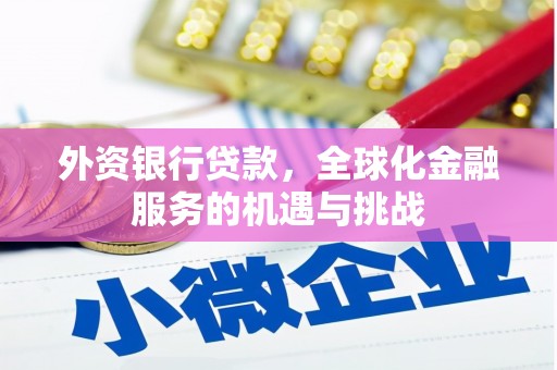 巴马外资银行贷款，全球化金融服务的机遇与挑战