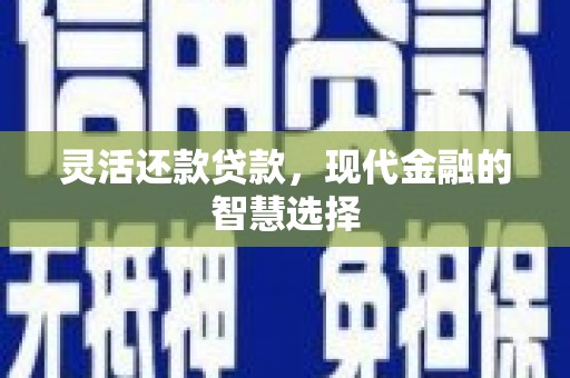 巴马灵活还款贷款，现代金融的智慧选择