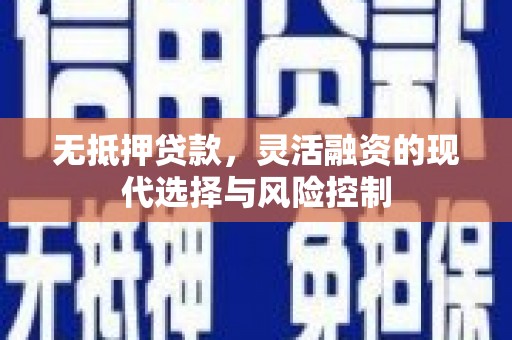 巴马无抵押贷款，灵活融资的现代选择与风险控制