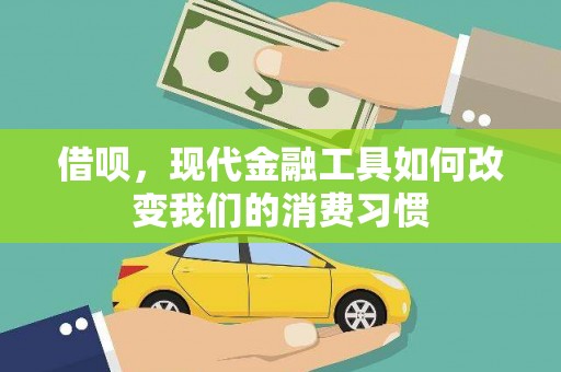 巴马借呗，现代金融工具如何改变我们的消费习惯