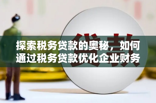 巴马探索税务贷款的奥秘，如何通过税务贷款优化企业财务