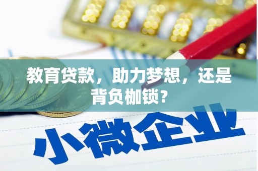 巴马教育贷款，助力梦想，还是背负枷锁？