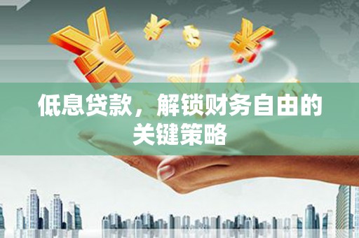 巴马低息贷款，解锁财务自由的关键策略