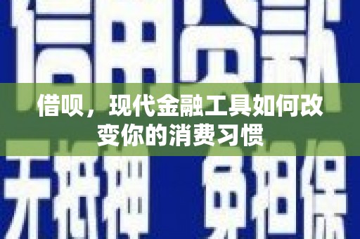 巴马借呗，现代金融工具如何改变你的消费习惯