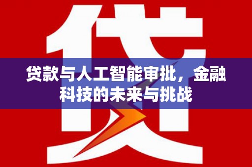 巴马贷款与人工智能审批，金融科技的未来与挑战