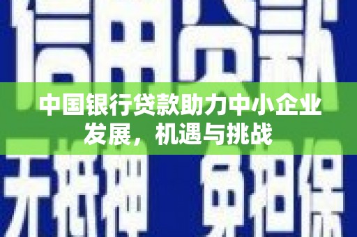 巴马中国银行贷款助力中小企业发展，机遇与挑战