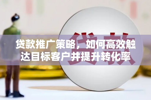 巴马贷款推广策略，如何高效触达目标客户并提升转化率