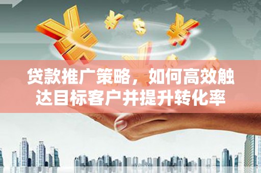 巴马贷款推广策略，如何高效触达目标客户并提升转化率