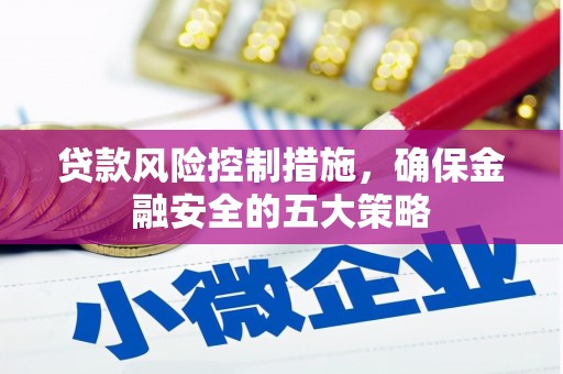 巴马贷款风险控制措施，确保金融安全的五大策略