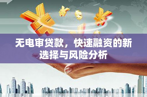 巴马无电审贷款，快速融资的新选择与风险分析