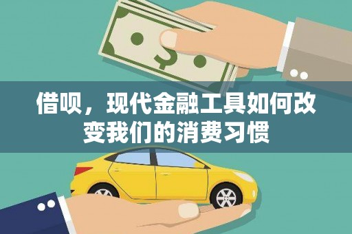 巴马借呗，现代金融工具如何改变我们的消费习惯