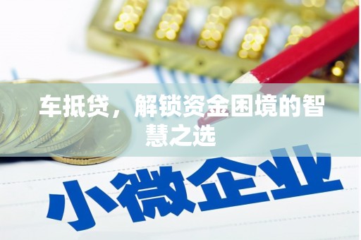 巴马车抵贷，解锁资金困境的智慧之选