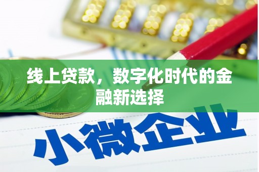 巴马线上贷款，数字化时代的金融新选择