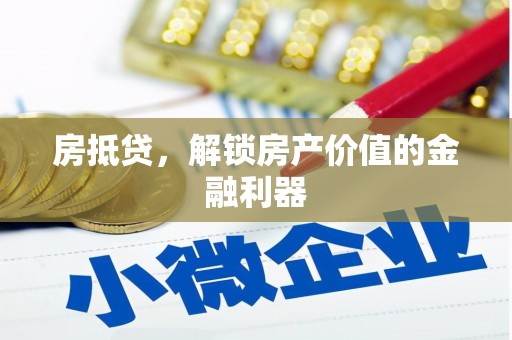 巴马房抵贷，解锁房产价值的金融利器