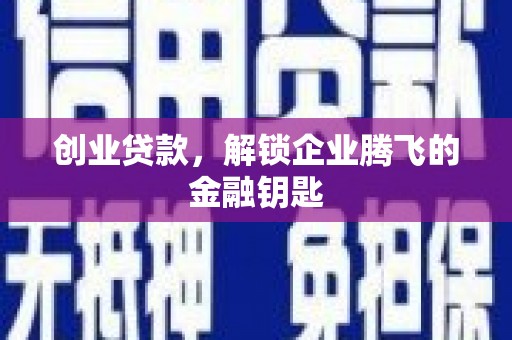 巴马创业贷款，解锁企业腾飞的金融钥匙