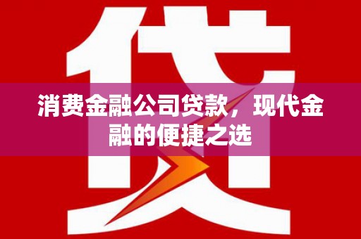 巴马消费金融公司贷款，现代金融的便捷之选