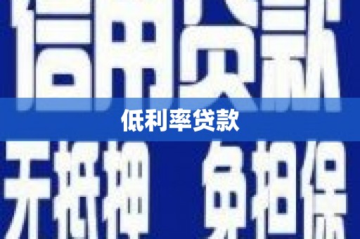 巴马低利率贷款