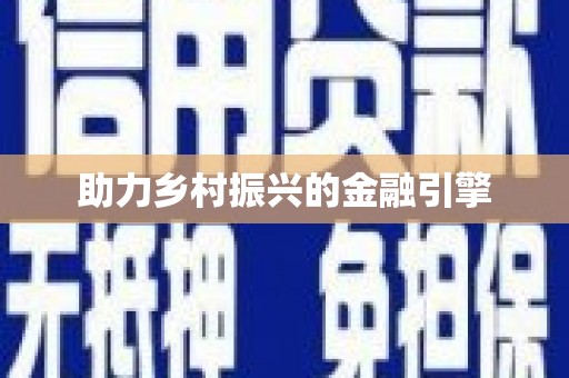 巴马助力乡村振兴的金融引擎