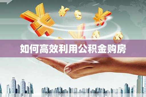 巴马如何高效利用公积金购房
