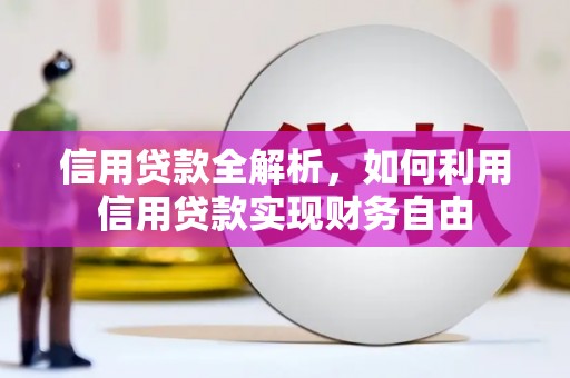 巴马信用贷款全解析，如何利用信用贷款实现财务自由