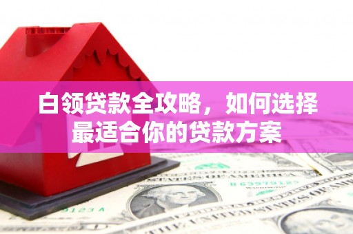 巴马白领贷款全攻略，如何选择最适合你的贷款方案